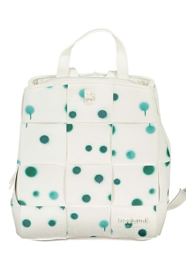 MOCHILA DESIGUAL BLANCO Mujer